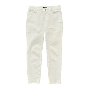Eileen Fisher White Denim Slim Jeans in Organic Cotton